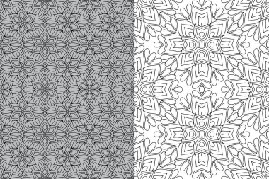 Mandala Süs Şablonu. Eski dekoratif unsurlar arka planı