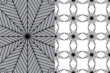 Mandala Süs Şablonu. Eski dekoratif unsurlar arka planı