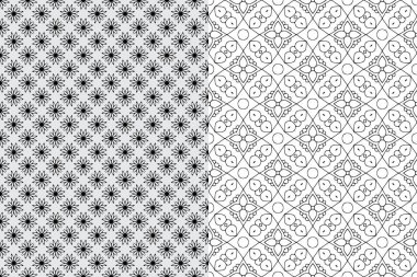 Mandala Süs Şablonu. Eski dekoratif unsurlar arka planı