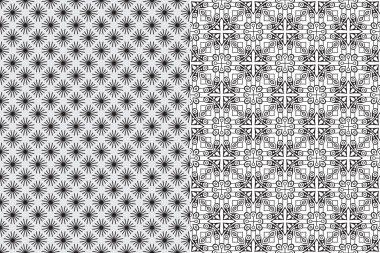 Mandala Süs Şablonu. Eski dekoratif unsurlar arka planı