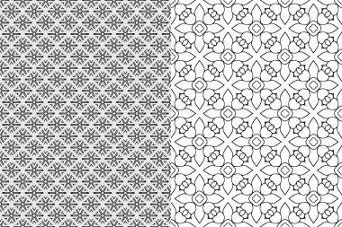 Mandala Süs Şablonu. Eski dekoratif unsurlar arka planı