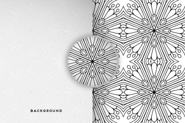 Güzel arkaplan geometrik daire ögesini süslemek vektör içinde yapılır