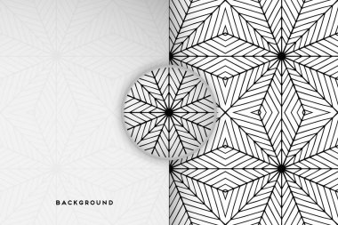 Güzel arkaplan geometrik daire ögesini süslemek vektör içinde yapılır