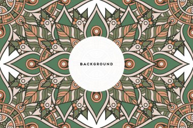 Güzel arkaplan geometrik daire ögesini süslemek vektör içinde yapılır