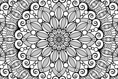 Güzel arkaplan geometrik daire ögesini süslemek vektör içinde yapılır