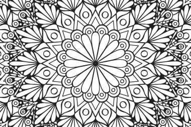 Güzel arkaplan geometrik daire ögesini süslemek vektör içinde yapılır