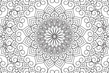 Güzel arkaplan geometrik daire ögesini süslemek vektör içinde yapılır