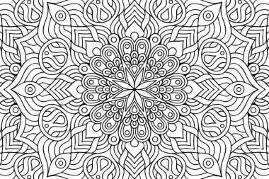 Güzel arkaplan geometrik daire ögesini süslemek vektör içinde yapılır