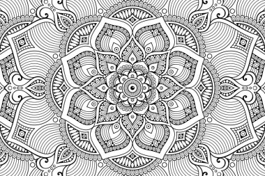 Güzel arkaplan geometrik daire ögesini süslemek vektör içinde yapılır