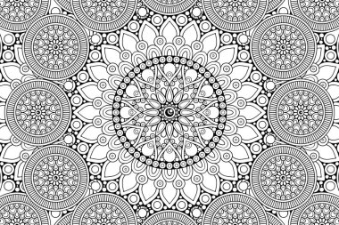 Güzel arkaplan geometrik daire ögesini süslemek vektör içinde yapılır