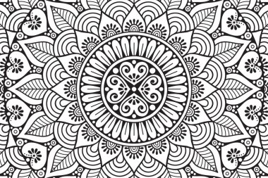 Güzel arkaplan geometrik daire ögesini süslemek vektör içinde yapılır