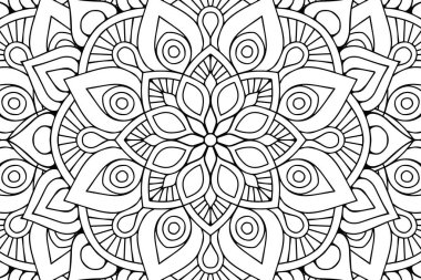 Güzel arkaplan geometrik daire ögesini süslemek vektör içinde yapılır