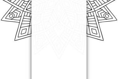 Güzel arkaplan geometrik daire ögesini süslemek vektör içinde yapılır