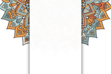 Güzel arkaplan geometrik daire ögesini süslemek vektör içinde yapılır