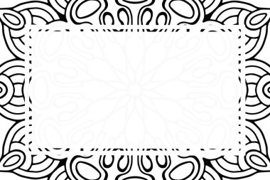 Güzel arkaplan geometrik daire ögesini süslemek vektör içinde yapılır