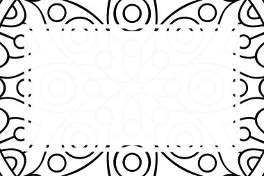 Güzel arkaplan geometrik daire ögesini süslemek vektör içinde yapılır