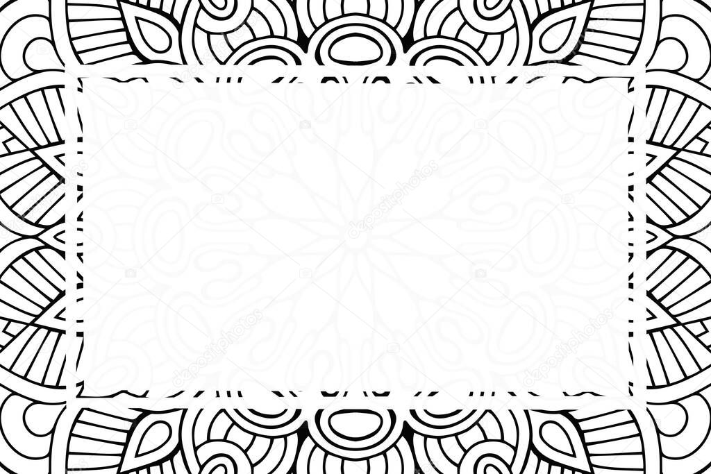 Ornament beautiful background Geometric circle element made in vector