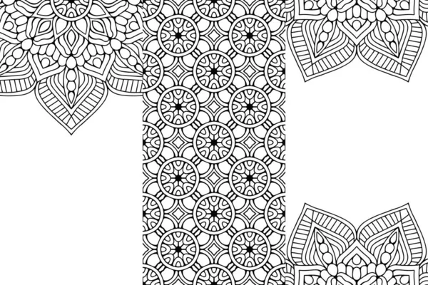 Безшовна Племінна Текстура Геометричний Малюнок Рук — стоковий вектор