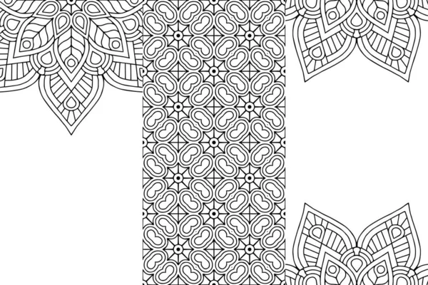 Textura Tribal Sem Costura Desenho Geométrico Mão Desenho — Vetor de Stock