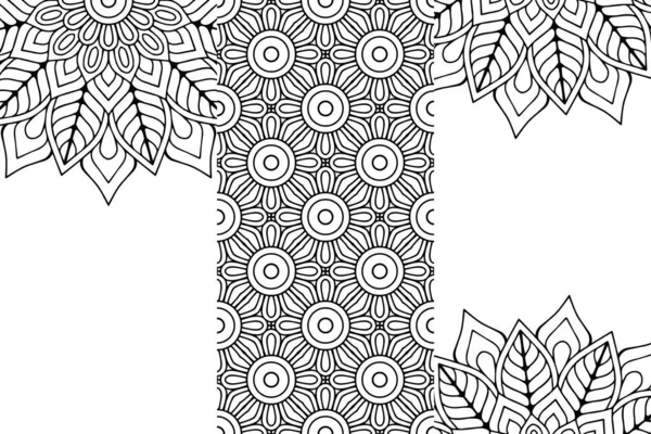 Seamless Tribal Texture Geometric Design Hand Draw — Stock Vector