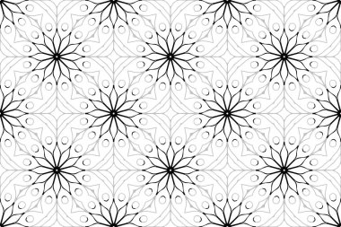 Kusursuz desen. Klasik dekoratif elementler. El çizimi arkaplan