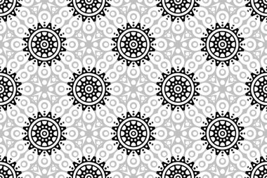 Kusursuz desen. Klasik dekoratif elementler. El çizimi arkaplan