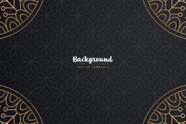 Vektör kartvizitler. Mandala ile klasik dekoratif elementler.