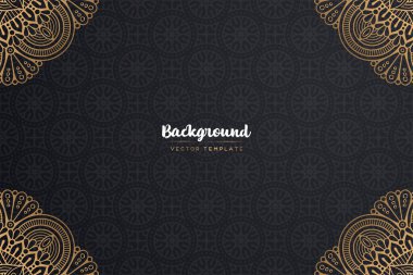 Vektör kartvizitler. Mandala ile klasik dekoratif elementler.