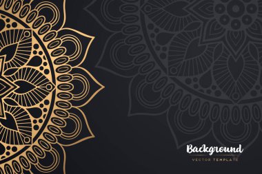 Güzel arkaplan geometrik daire ögesini süslemek vektör içinde yapılır