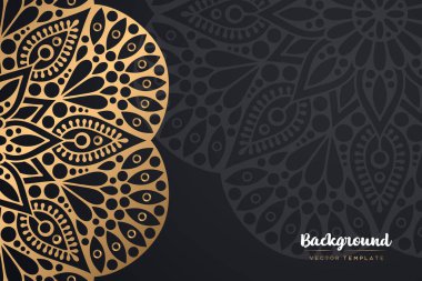 Güzel arkaplan geometrik daire ögesini süslemek vektör içinde yapılır