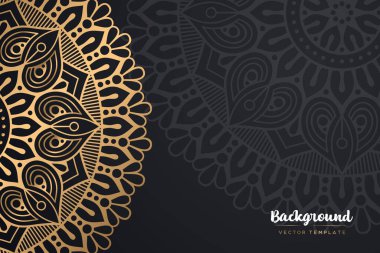 Güzel arkaplan geometrik daire ögesini süslemek vektör içinde yapılır