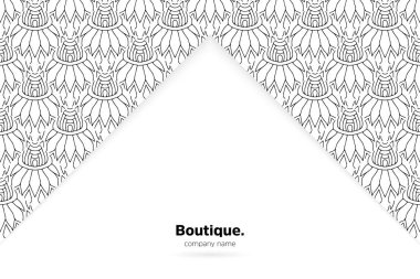 Mandala desenli rüya gibi bir duvar kağıdı. Yoga için vektör arkaplan, meditasyon posteri.