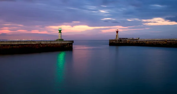 Nahaufnahme Der Hafeneinfahrt Zum Hafen Von Kalkbay Kapstadt Westkap Südafrikas — Stockfoto