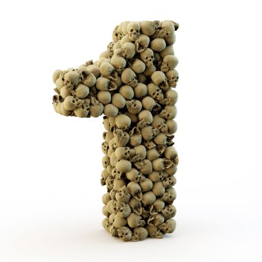 3D kafatasları yapılan bir