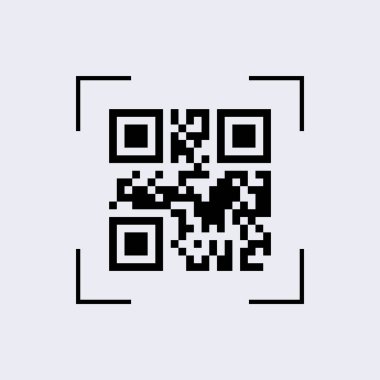 QR kod kamera görüntüsünü tara. Uygulama ve ürünleri tanımlama teknolojisiyle dijital kod yakalanması.