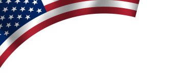 El sallayan Amerikan bayrağının yakın çekimi vatanseverliği ve ulusal gururu sembolize ediyor..