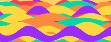 Enerjik ve renkli soyut desenler, akışkan, dalgalı şekiller, sanatsal projeler için ideal, canlı renkler..