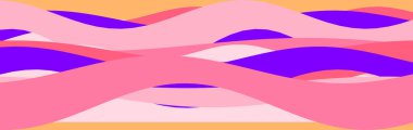 Canlı pembe ve mor renkli enerjik soyut dalgalar, modern yaratıcı tasarımlar için mükemmel..