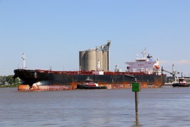Oil Tanker Cargo Ship clipart