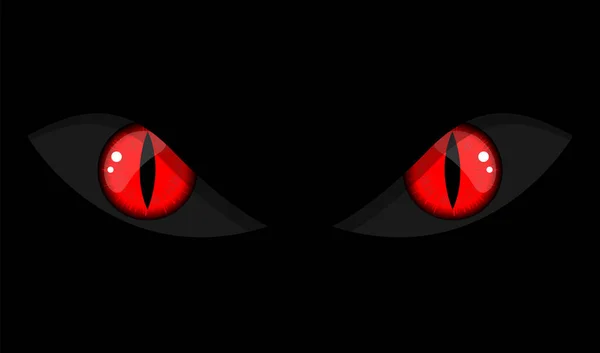ハロウィンイラストベクトルのための悪魔の目 — ストックベクタ