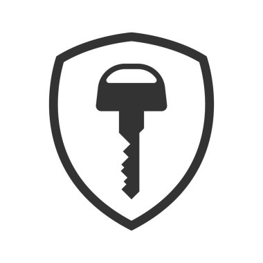 Anahtar Kalkanı Parolası Güvenlikli Çizim Vektörü