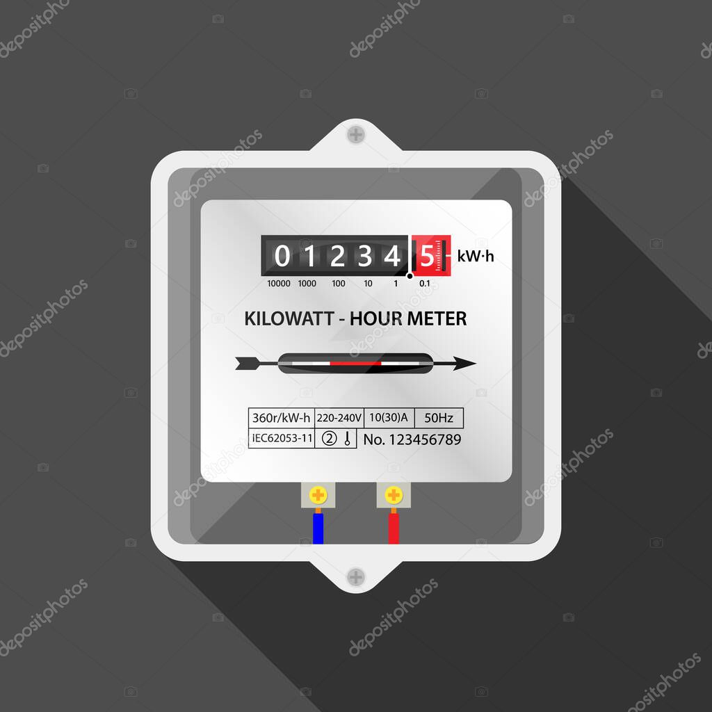 Electric Meter Power Meter illustration