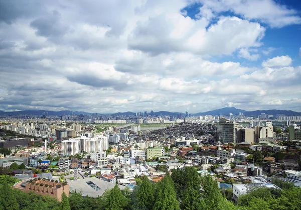 Seúl central en Corea del Sur — Foto de Stock