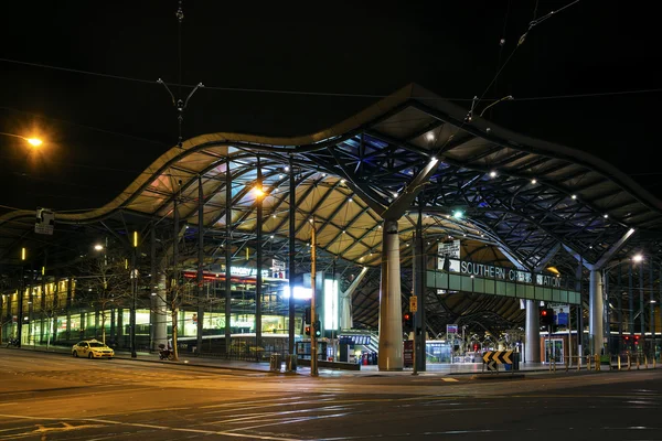 Southern cross treinstation in central melbourne Australië — Stockfoto