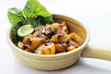 soliman.rwash harra Lübnan baharatlı kızarmış sarımsak bitki patates snack gıda