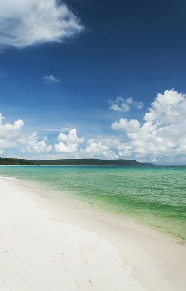 Sok san area di lunga spiaggia in koh rong isola di cambodia — Foto Stock