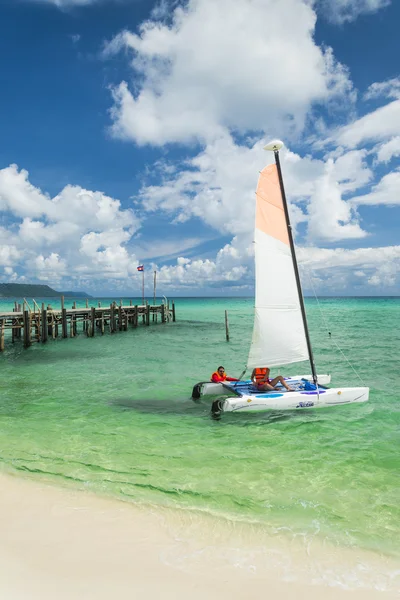 Sok san molo w Kambodży wyspa koh rong — Zdjęcie stockowe