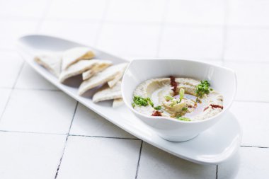 Humus houmous Ortadoğu vejetaryen sağlıklı aperatifler