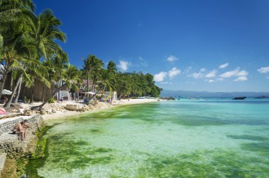 Diniwid tropikal plaj boracay Filipinler