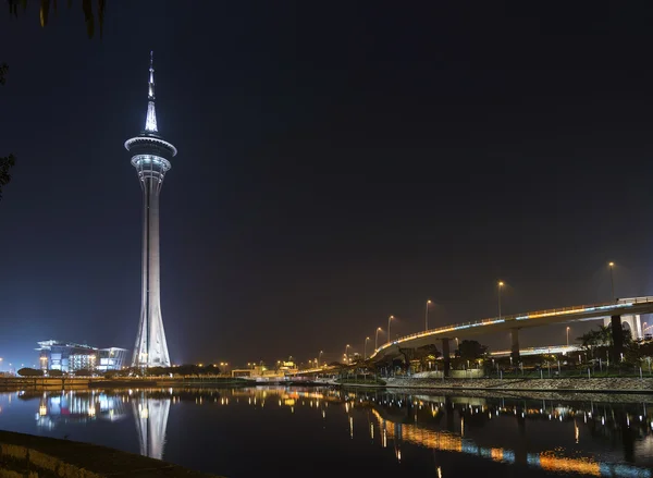 Macau věž mezník v Macau macau Čína — Stock fotografie